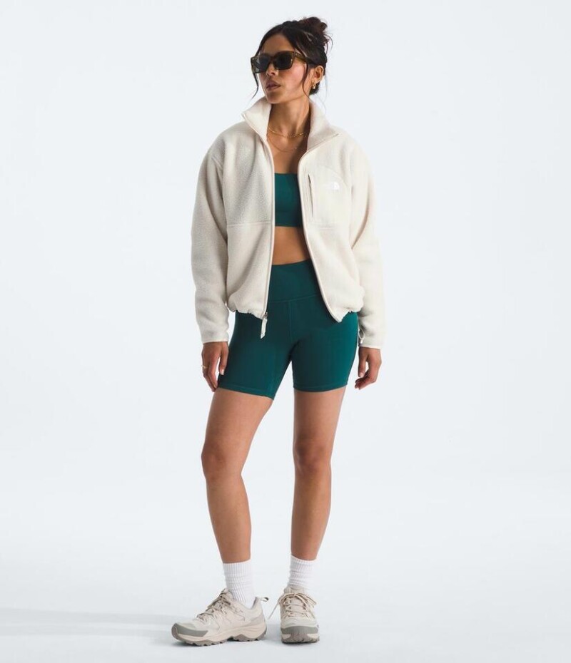 Campera Yumiori Off Peak Full-Zip White Dune