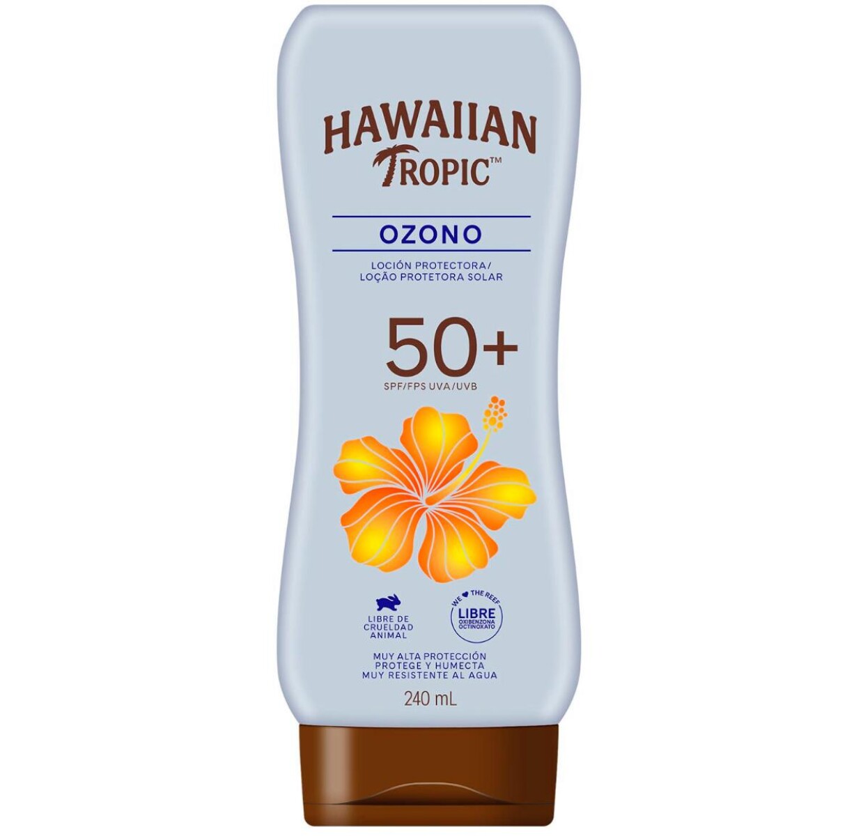 Hawaiian Tropic «Ozono» Loción 50-SPF 240ml V 05/2027 