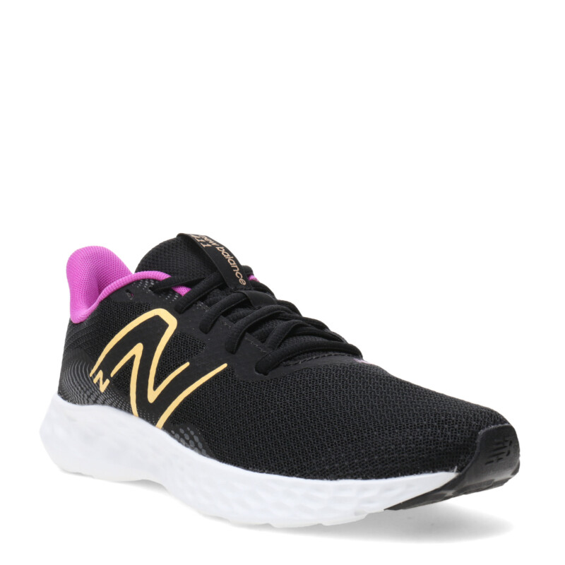 Championes de Mujer New Balance 411 V3 Negro - Violeta - Amarillo