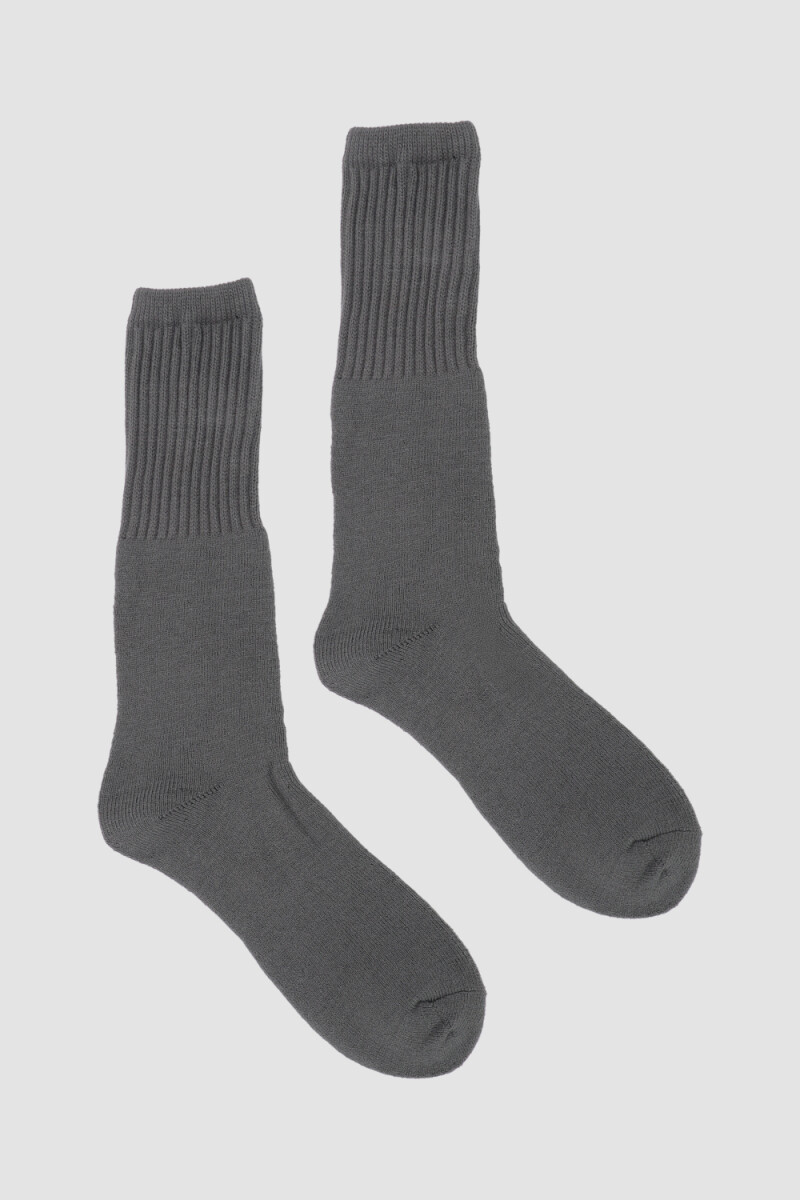Medias abrigo work Gris melange