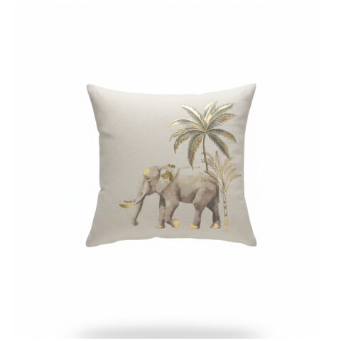 COJIN CUAD BEIGE C/DIS 45X45CM Unica