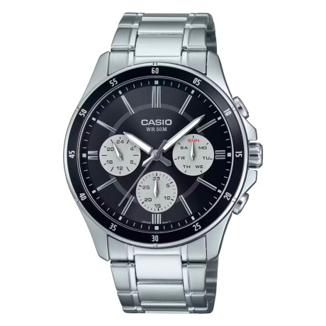 Reloj CASIO MTP1374D-1A3VDF en Acero Plateado Esfera 44mm 0
