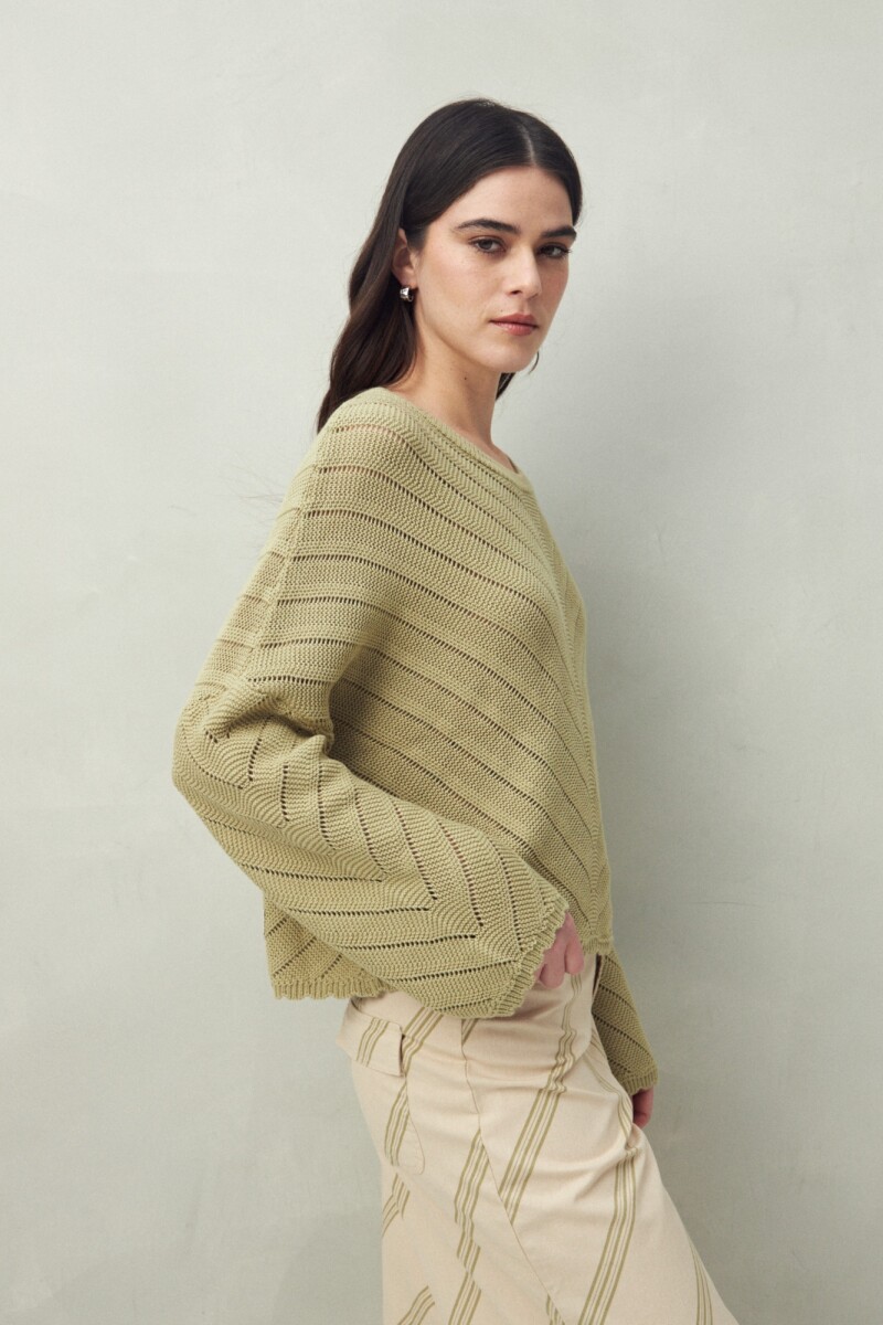 SWEATER CAPUCINE Verde Oliva