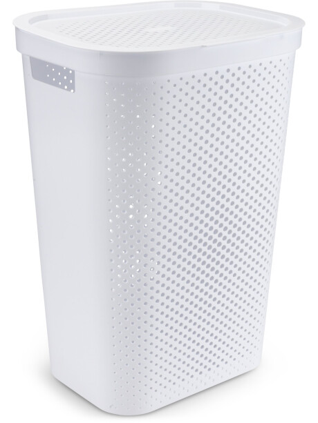 Cesta para ropa INFINITY plástico blanco Cesta para ropa INFINITY plástico blanco