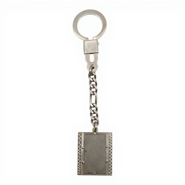 LLAVERO LISO PARA GRABAR - PLATA plateadouniforme