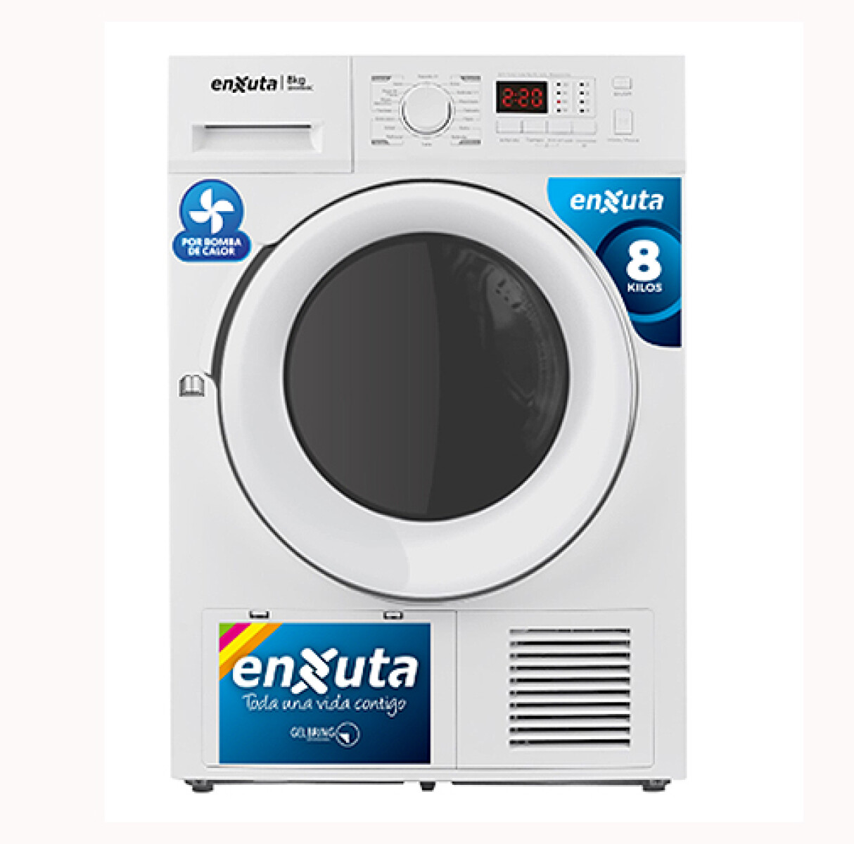SECARROPA ENXUTA SENX 980BC 8 Kg -POR BOMBA DE CALOR 
