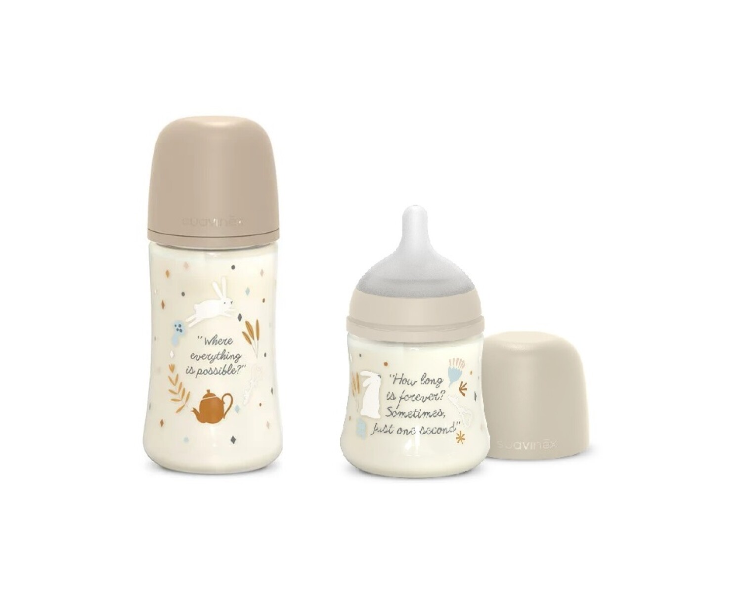 Set Regalo Biberones Wonder Suavinex - BEIGE CONEJO 