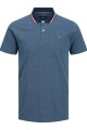 Camiseta Paulos Polo Contraste Denim Blue