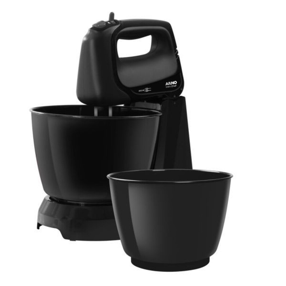BATIDORA MINI CHEF ARNO H11 4V 2 BOWLS NEGRO 220V Unica