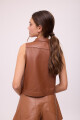 TOP JAPONA COURO Camel