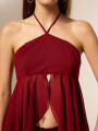 Tops Lyria Bordeaux