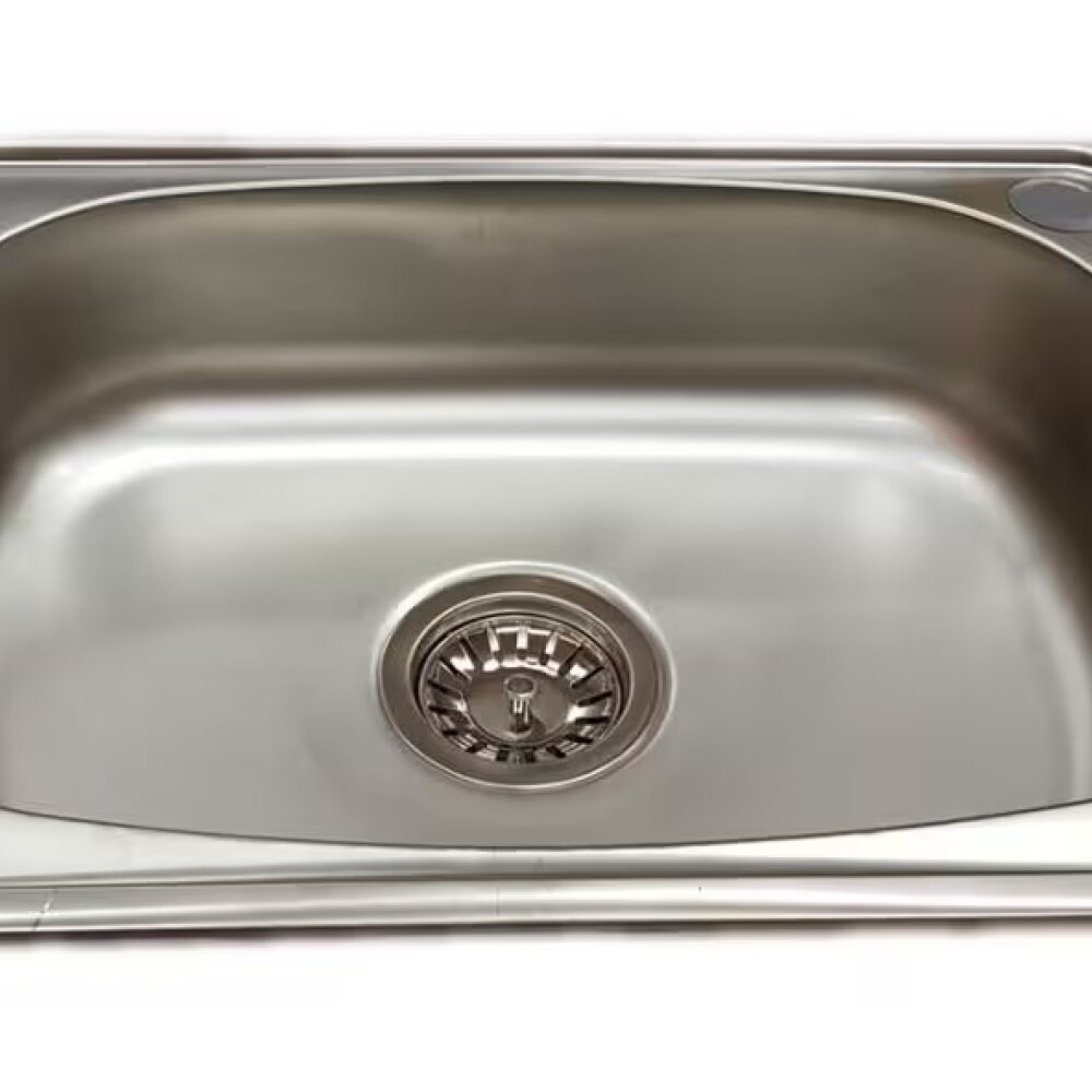 Pileta cocina simple acero inox con Válvula Pileta Cocina Simple Acero Inox Con Válvula