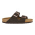 Sandalia Arizona Soft Footbed Suede Leather - Estrecho Marron