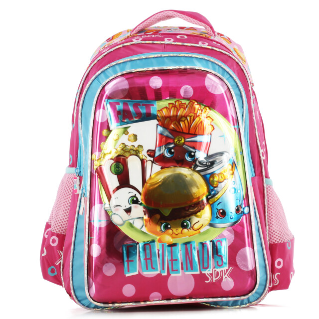 Mochila Footy Shopkins Fucsia