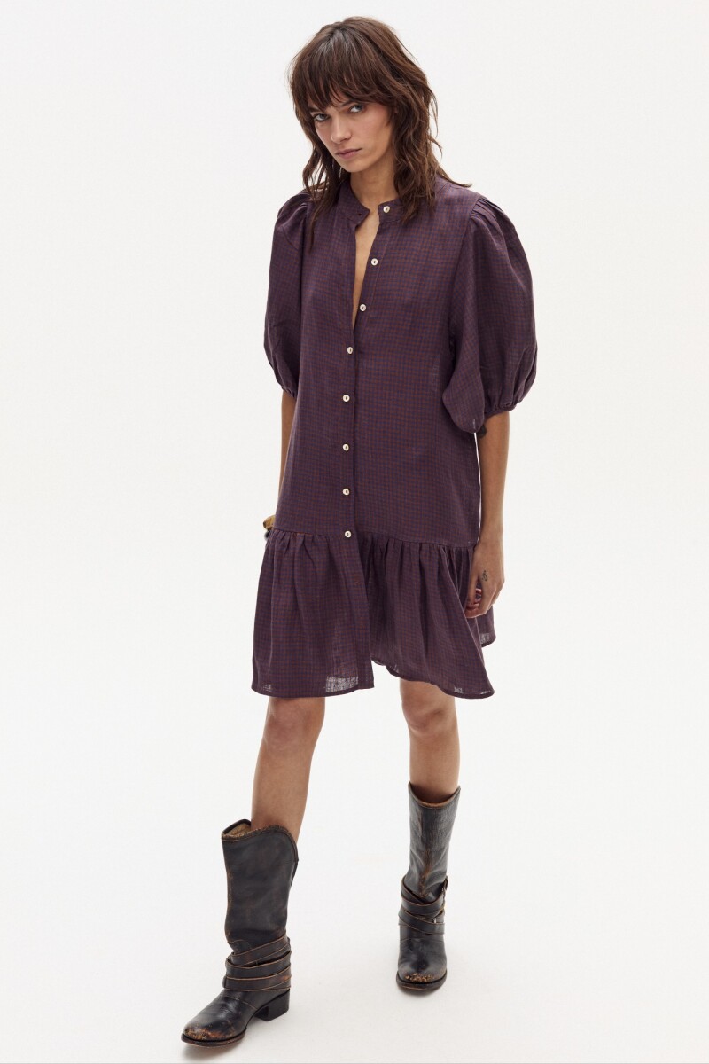 CARMELA LINEN DRESS Cuadro