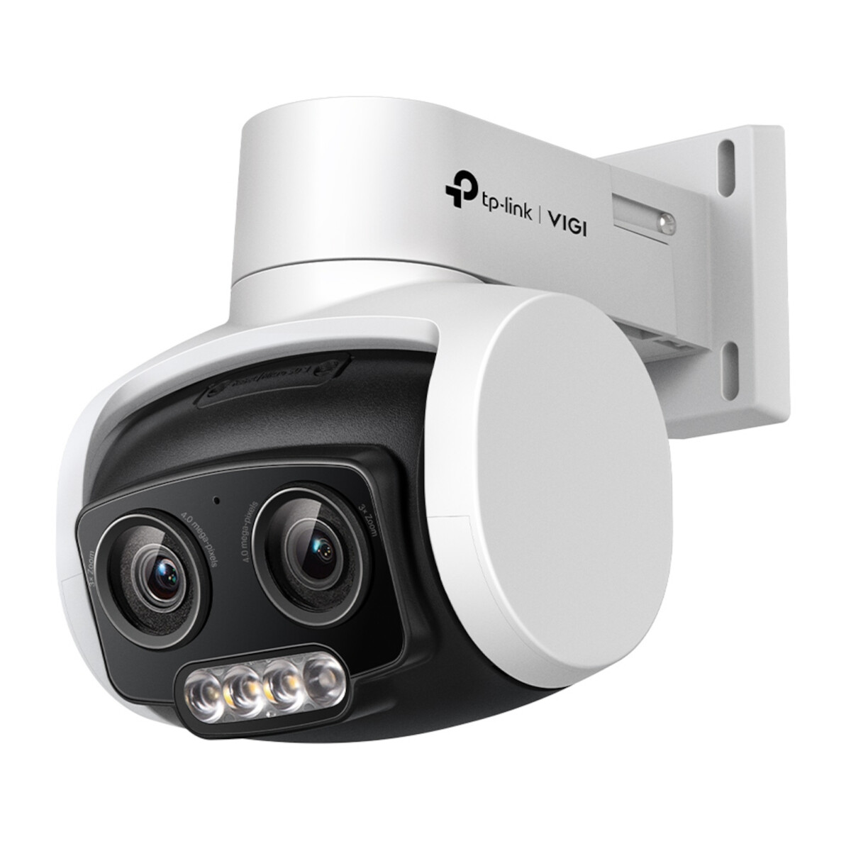 Tp-link - Cámara de Seguridad Exterior Vigi C540V - Visión Nocturna. 2K. 4MP. Rotación 360°. Zoom X3 