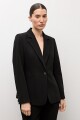 Blazer clásico un botón negro