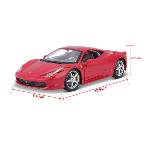Bburago Ferrari Italia Escala 1:24 Auto de Colección 458 Italia