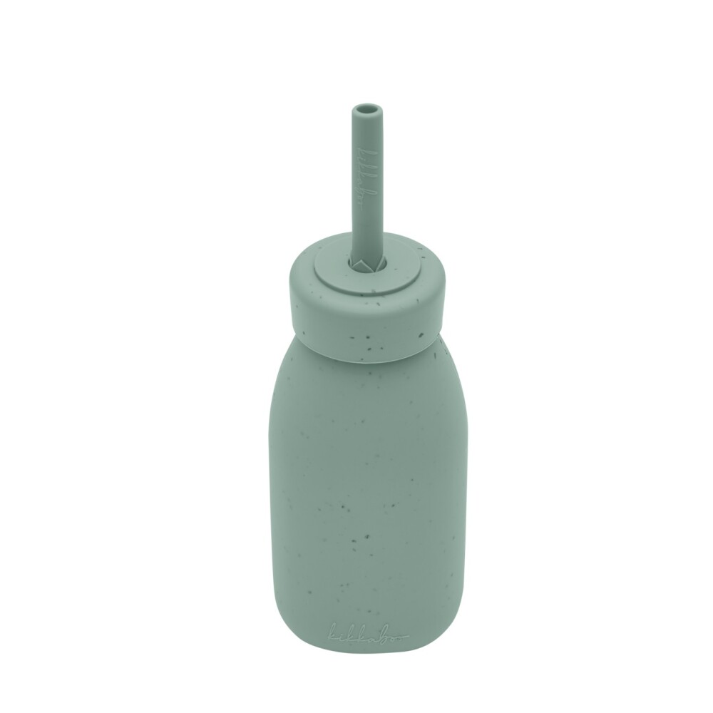 Botella con Sorbito Silicona Kikkaboo Verde