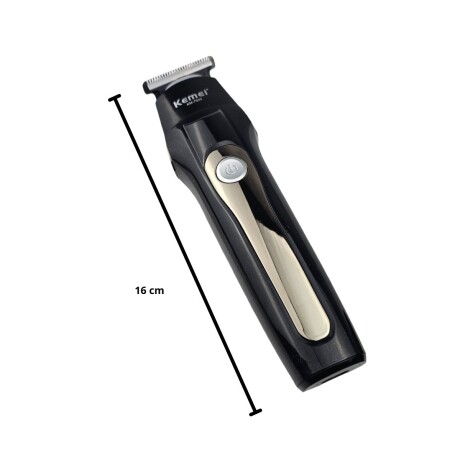 Corta Pelo Barba Afeitadora Recargable 5 en 1 KEMEI KM-7933 Negro