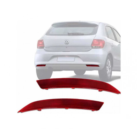 REFLECTOR DE PARAGOLPE TRASERO IZQUIERDO GOL G6 HATCH 13/16 Reflector De Paragolpe Trasero Izquierdo Gol G6 Hatch 13/16