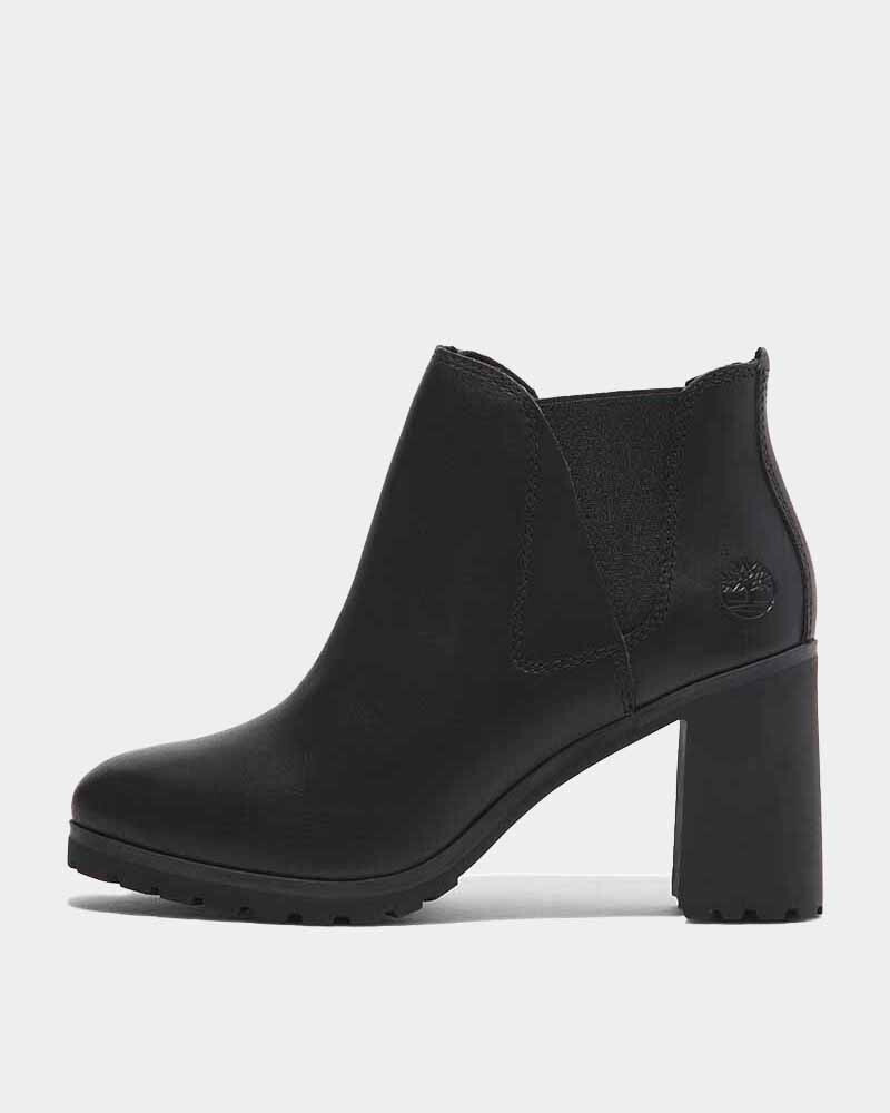 Botas Chelsea Allington Mid Mujer Black Full Grain