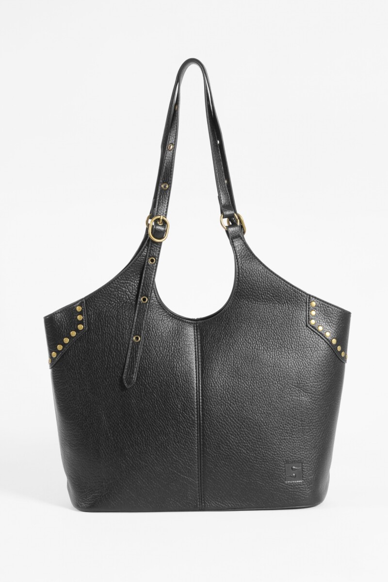 Shopper tachas antique negro
