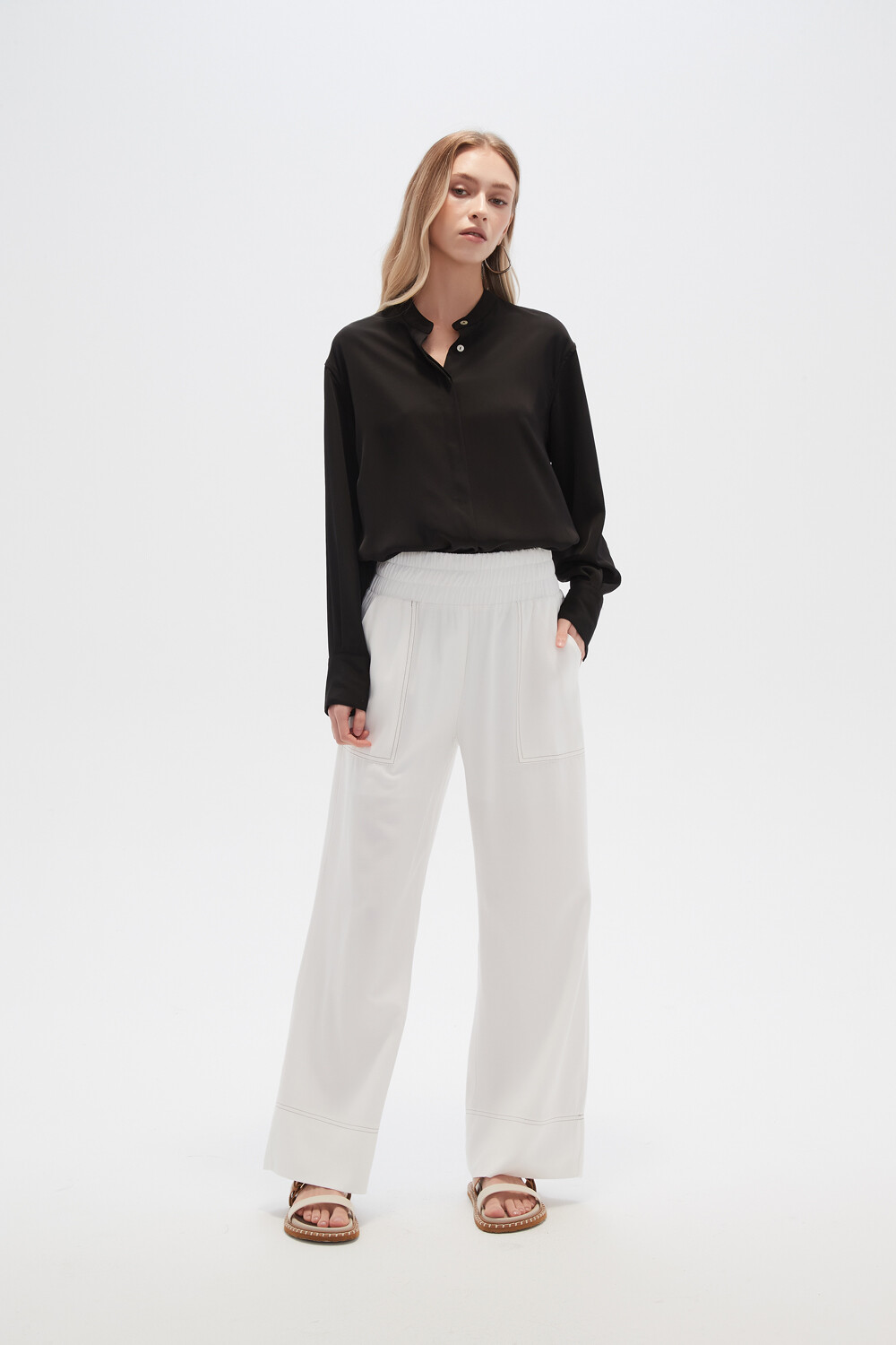 Pantalon Crescent Marfil / Off White