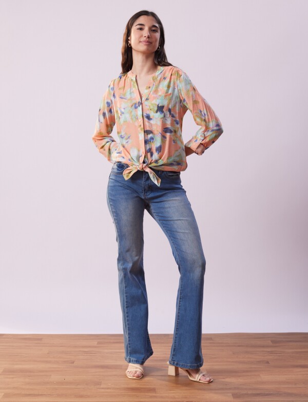 Blusa Spring CORAL/MULTI