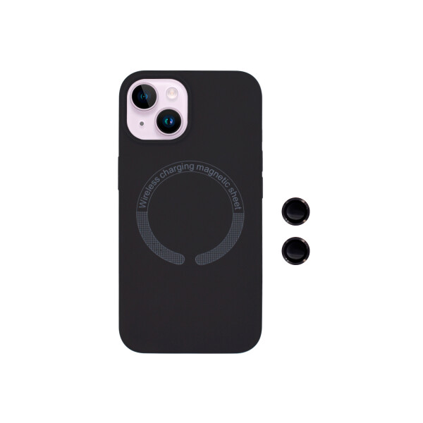 Protector para iPhone 13/14 MagSafe prot. cámara negro Protector Para Iphone 13/14 Magsafe Prot. Cámara Negro