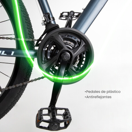 Bicicleta Montaña 26 Cuadro Acero Freno Disco 21 Cambios Azul