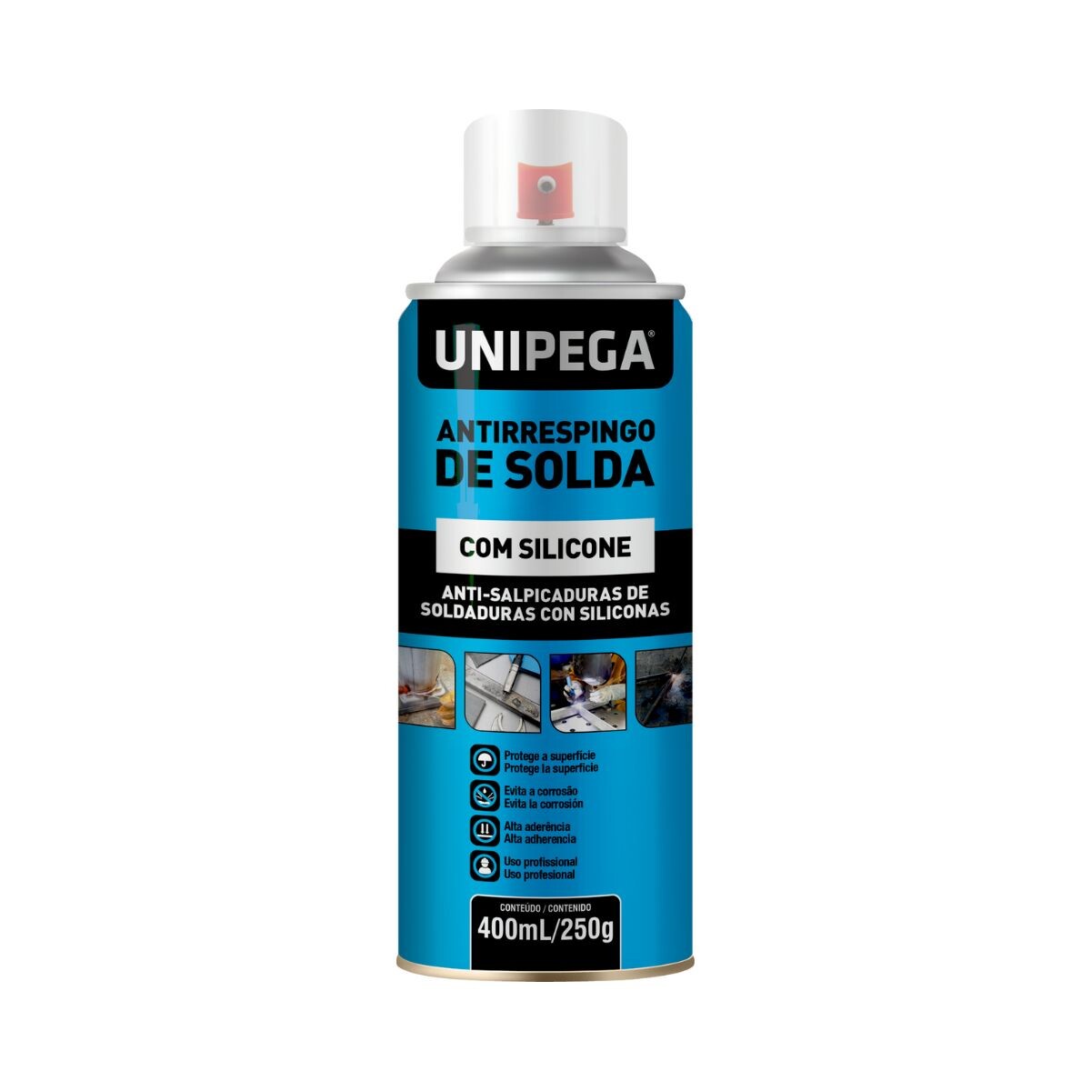 ANTISALPICADURA DE SOLDADURA CON SILICONA 400ML UNIPEGA Antisalpicadura De Soldadura Con Silicona 400ml Unipega