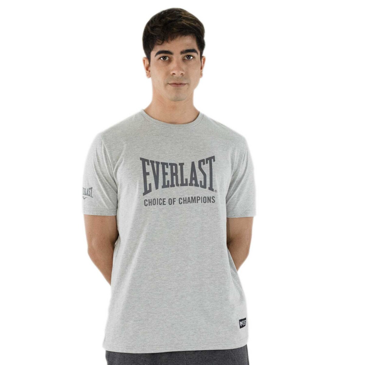 T-SHIRT MEN EVERLAST CHAMPION GY GY M6 L - GY 