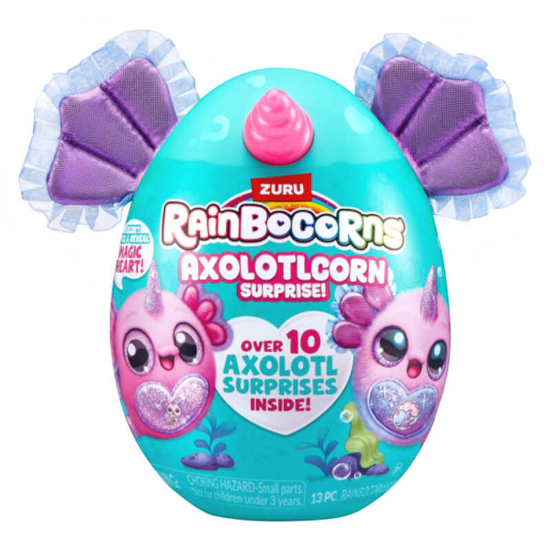 Peluche Rainbocorns Axolete Corazón Brillante con Sorpresas Peluche Rainbocorns Axolete Corazón Brillante con Sorpresas