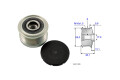 Polea Alternador Marcha Libre Iveco Daily 55C17 Chasis Cabina R.Doble Abs/Daily 35S14 Chasis Cabina Abs (Bra)/Daily 40S14 Chasi Polea Alternador Marcha Libre Iveco Daily 55C17 Chasis Cabina R.Doble Abs/Daily 35S14 Chasis Cabina Abs (Bra)/Daily 40S14 Chasi