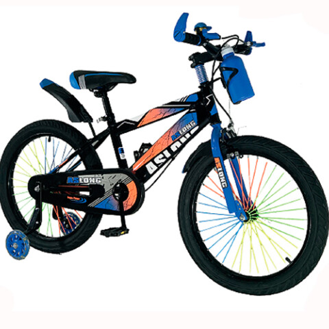BICICLETA R-20 NIÑO LONG BIKE - Verde/Azul/Rojo Sin color