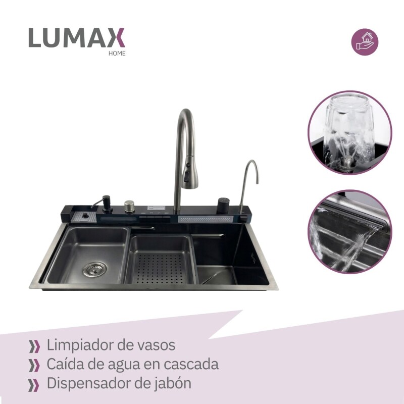 Pileta Acero Inox Multifuncion con lava vaso Pileta Acero Inox Multifuncion con lava vaso