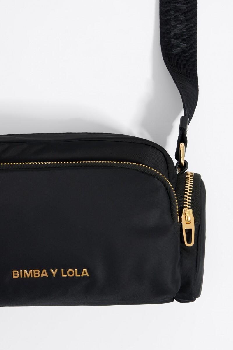 BOLSO BANDOLERA PEQUEÑO NYLON Negro