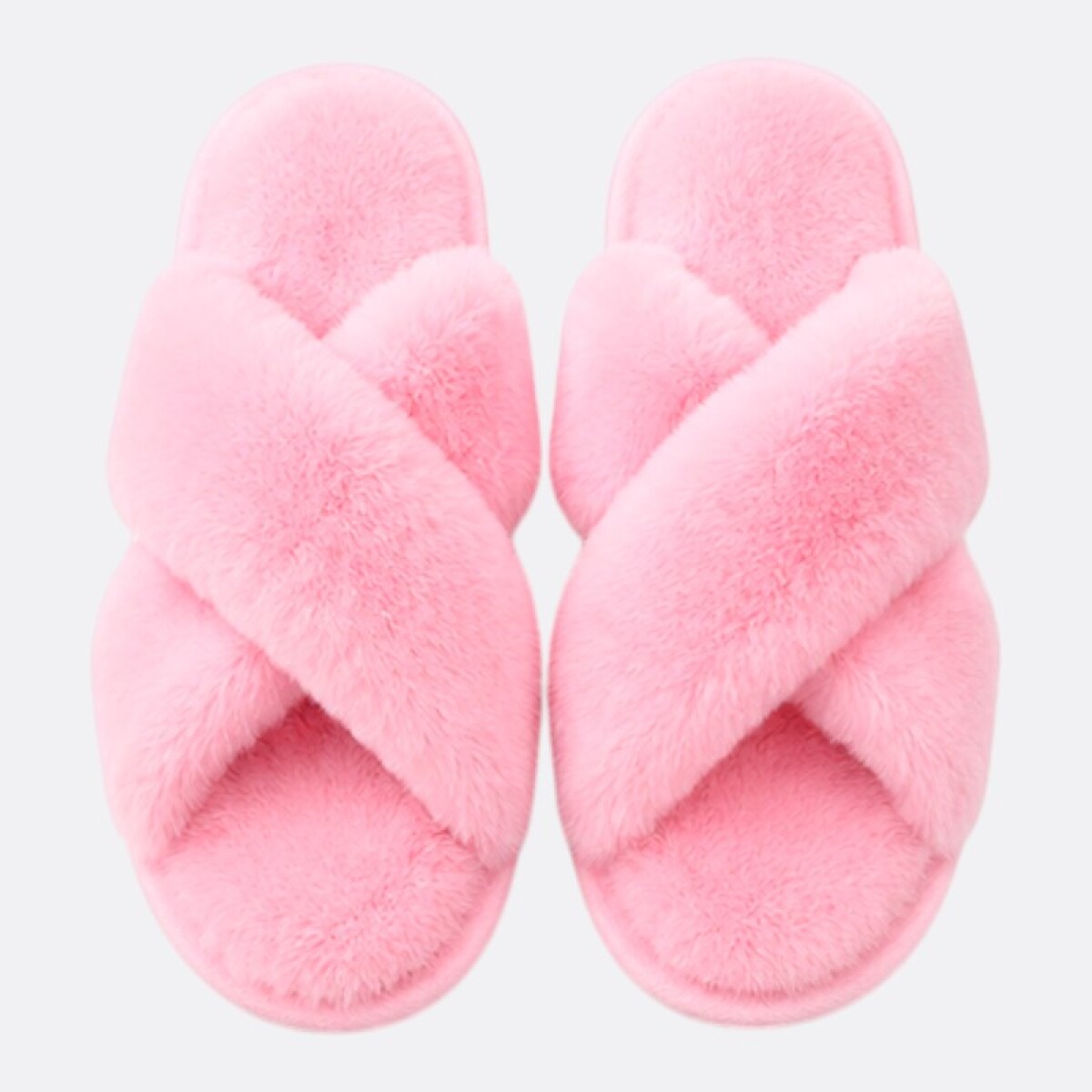 Pantufla Cruzada Varios Colores - Rosa 