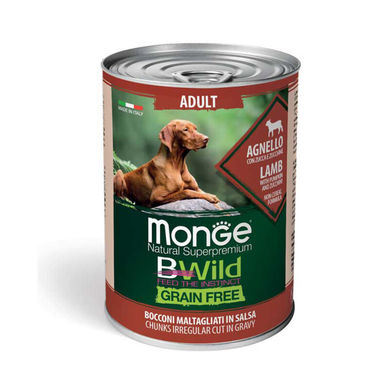 Monge BWild Perro lata 400grs Monge BWild Perro lata 400grs