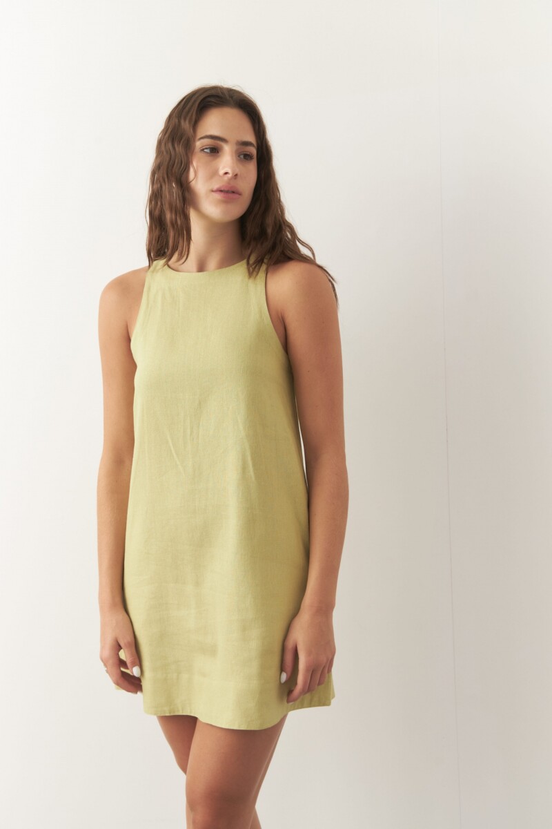 VESTIDO HOLLY Verde Musgo