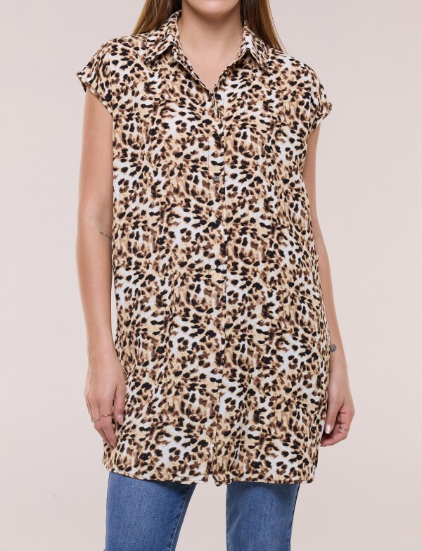 Tunica 2 Ways Printe BEIGE/MULTI