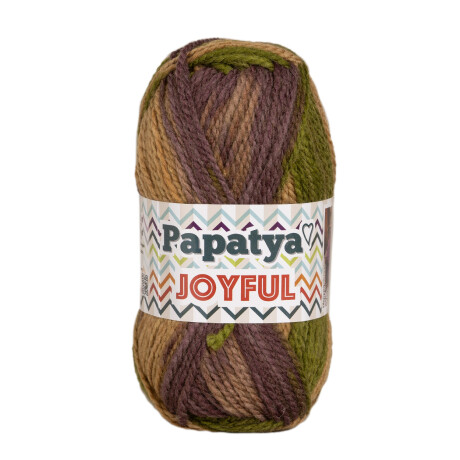 joyful marron y verde