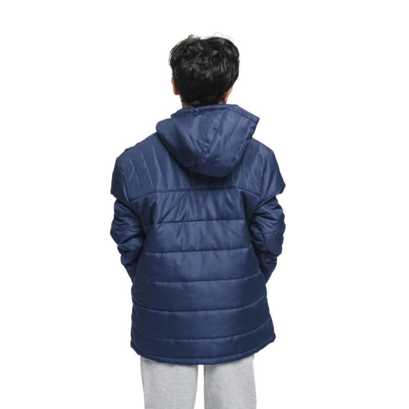 Parka Infantil Umbro New Classic Kids Azul Marino - Blanco