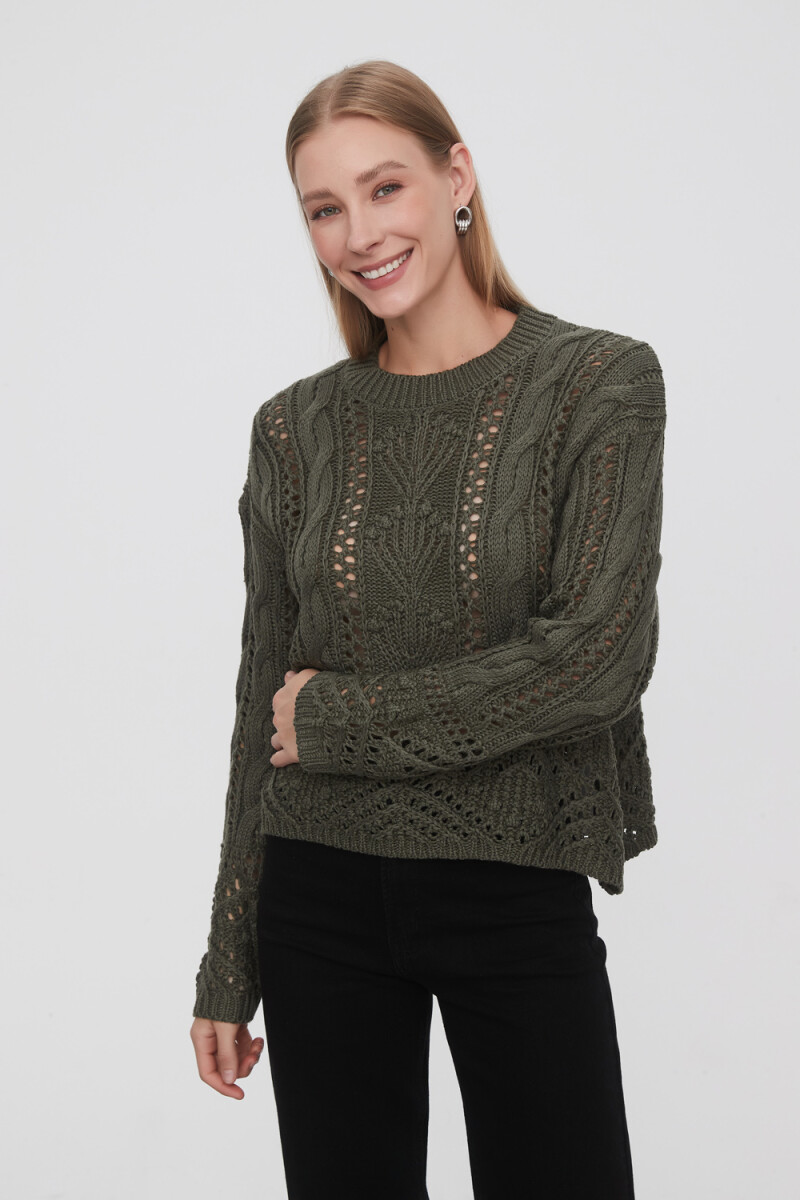 Sweater Ranca - Verde Oliva Oscuro 