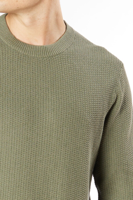 SWEATER RONCO RUSTY Oliva