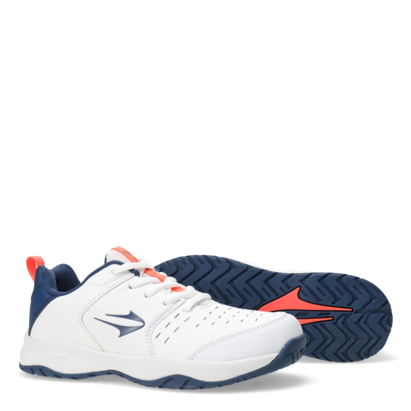 Championes Infantiles Topper Rod II Kids Blanco - Azul marino - Coral