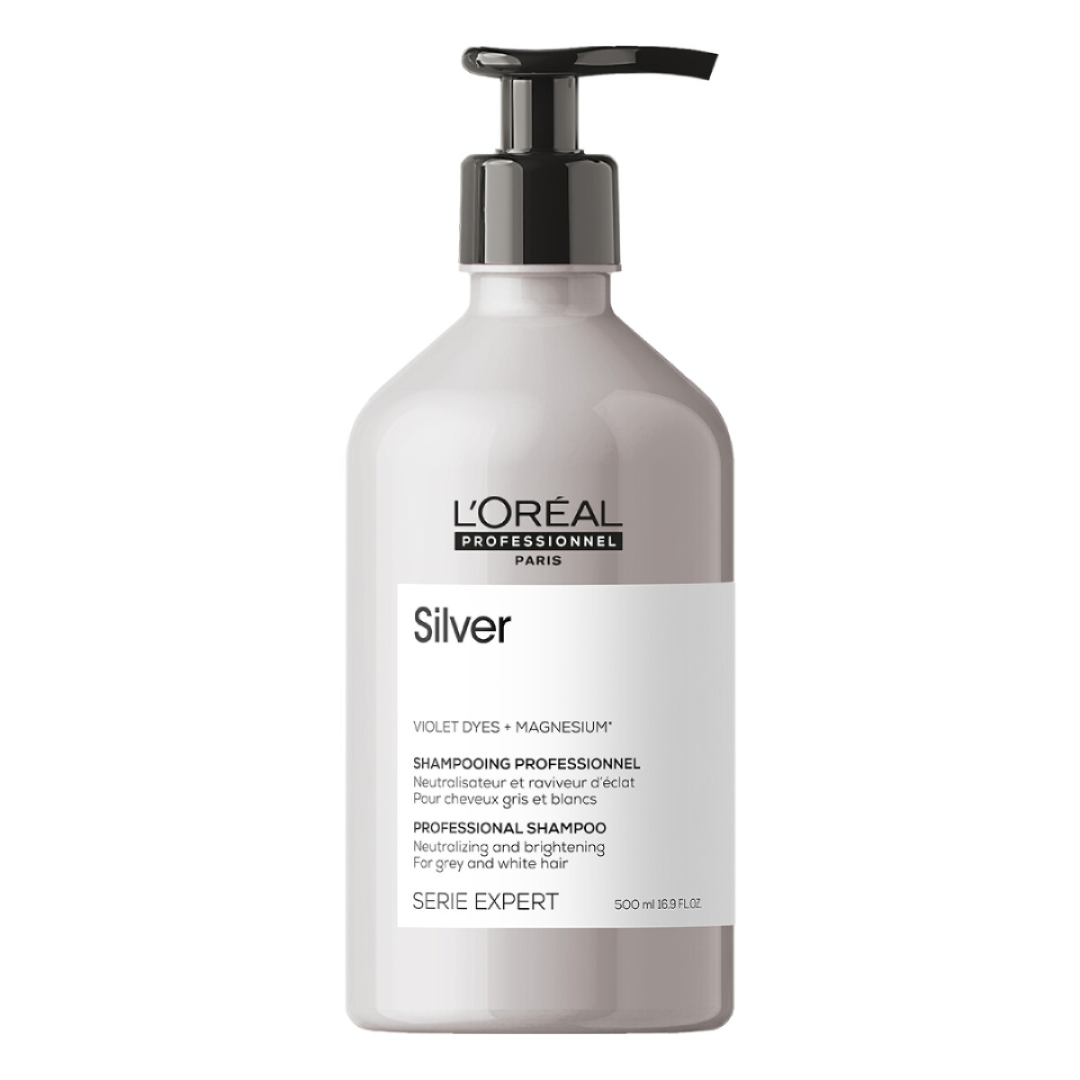 Shampoo Silver Loréal Professionnel para Cabellos con Canas - 500 ml 