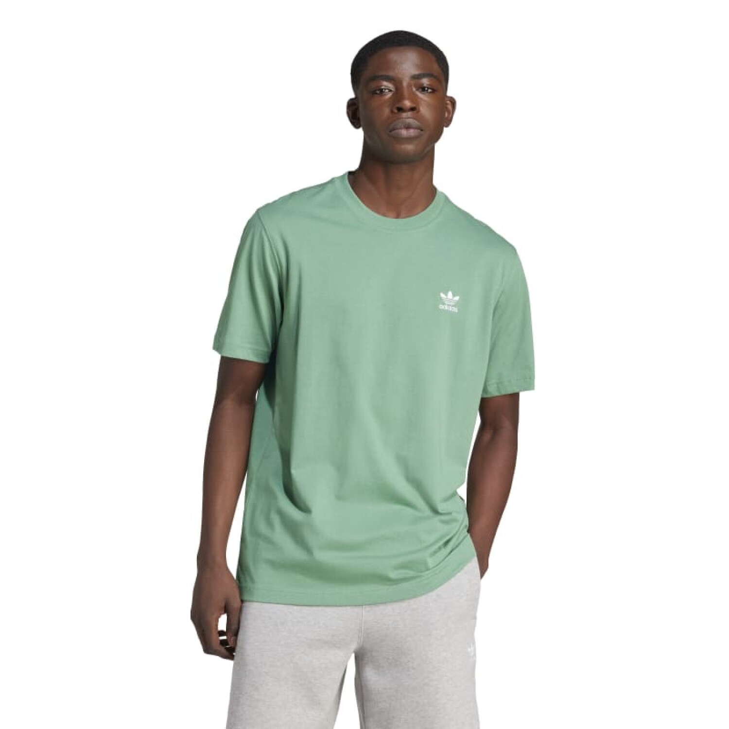 Remera Adidas Trefoil Essentials Verde Inbox