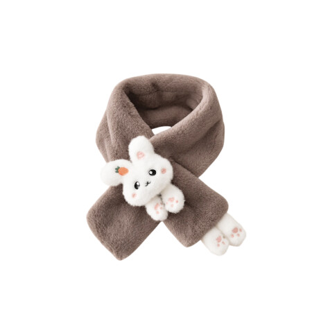 Bufanda peluche Conejito Marron